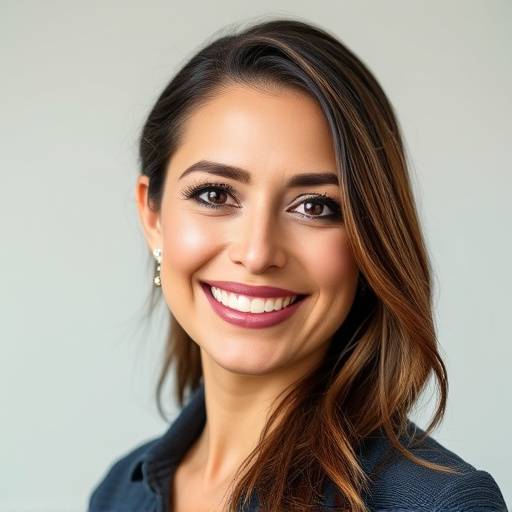 A professional headshot of Elena Ramirez, a smiling and confident acting coach.