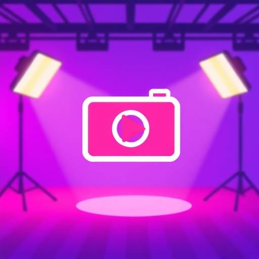 Icon representing animation video production