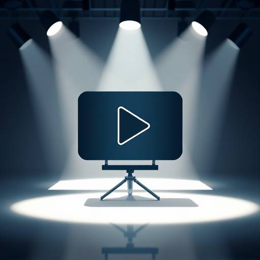 Icon representing marketing video production