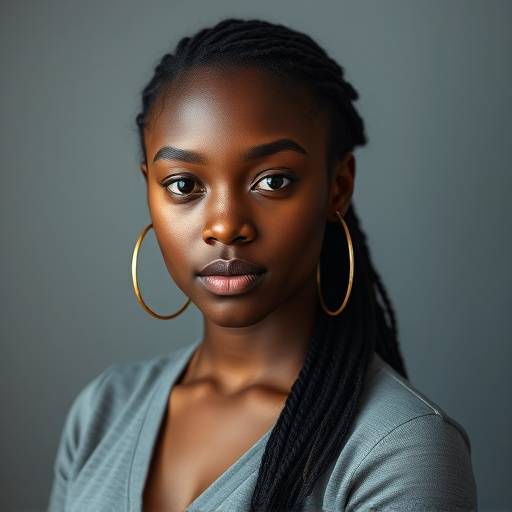 Portrait of Aaliyah Johnson, Lead Editor at Aurora Visuals