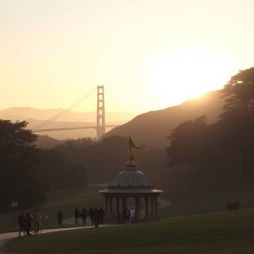 Scene from a music video shot in Golden Gate Park for local San Francisco artist, 'Sierra Bloom'.