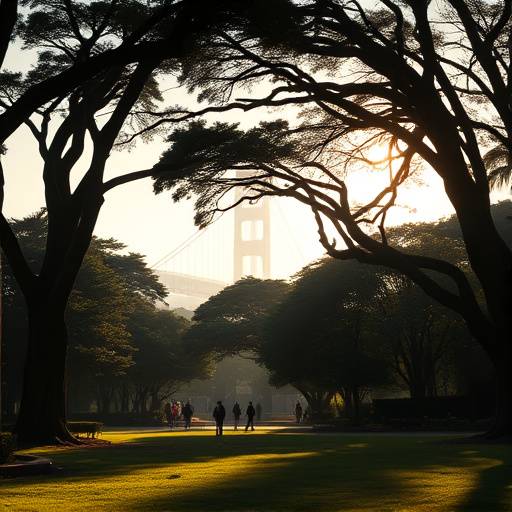 Still image from a music video shot on location in Golden Gate Park